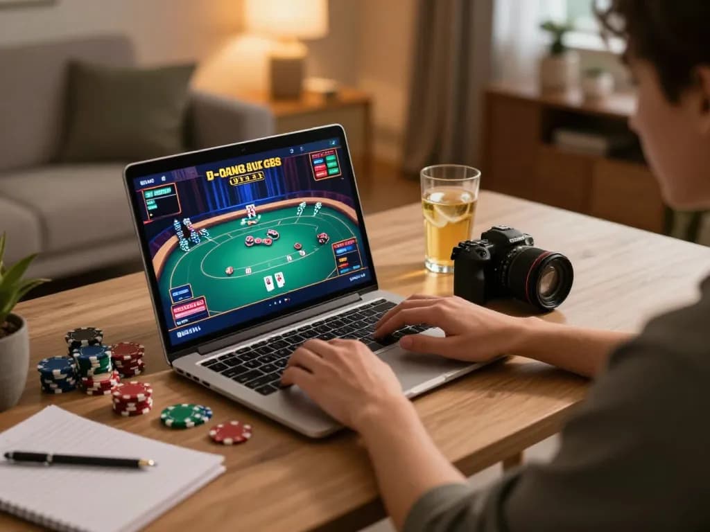 Engage with live poker action on 88xeng with strategic gameplay and immersive home setup.