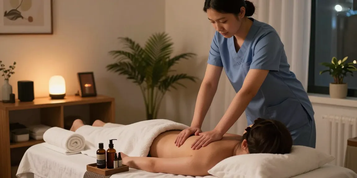 인천출장안마 service in a relaxing home setting with professional therapist.